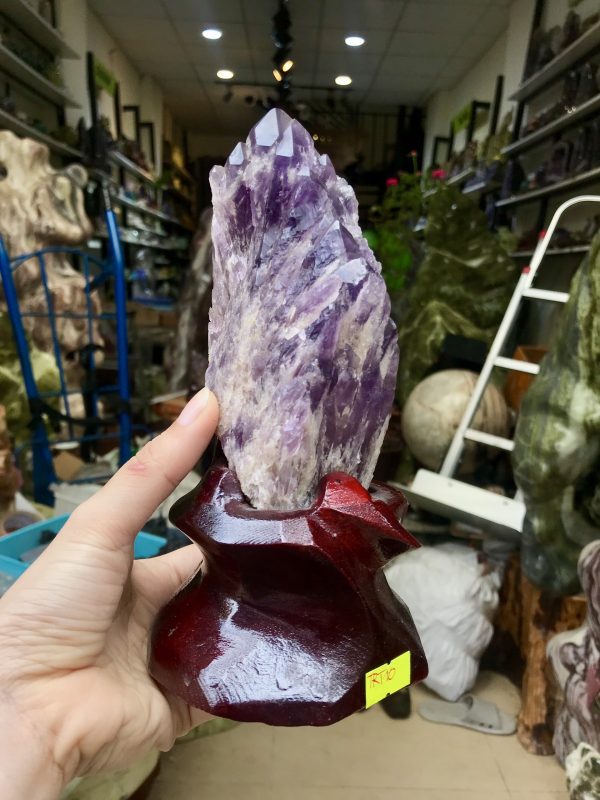 THẠCH ANH TÍM BIẾN THỂ THÁP – BAHIA AMETHYST BOUQUET (TRT10)