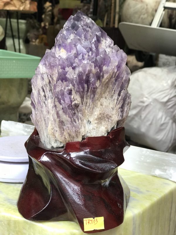 THẠCH ANH TÍM BIẾN THỂ THÁP – BAHIA AMETHYST BOUQUET (TRT13)