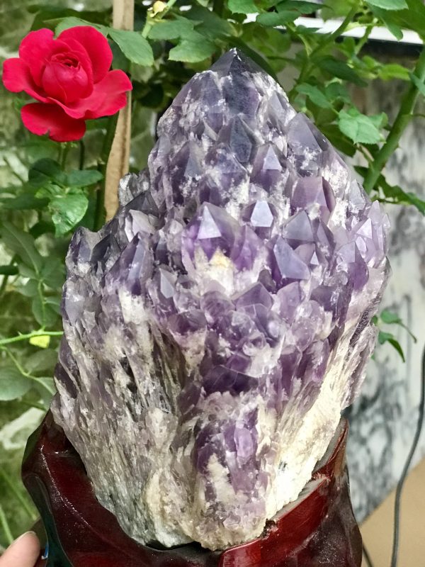 THẠCH ANH TÍM BIẾN THỂ THÁP – BAHIA AMETHYST BOUQUET (TRT13)