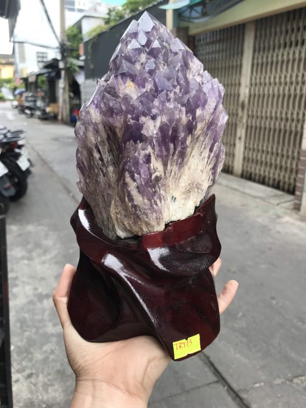 THẠCH ANH TÍM BIẾN THỂ THÁP – BAHIA AMETHYST BOUQUET (TRT13)