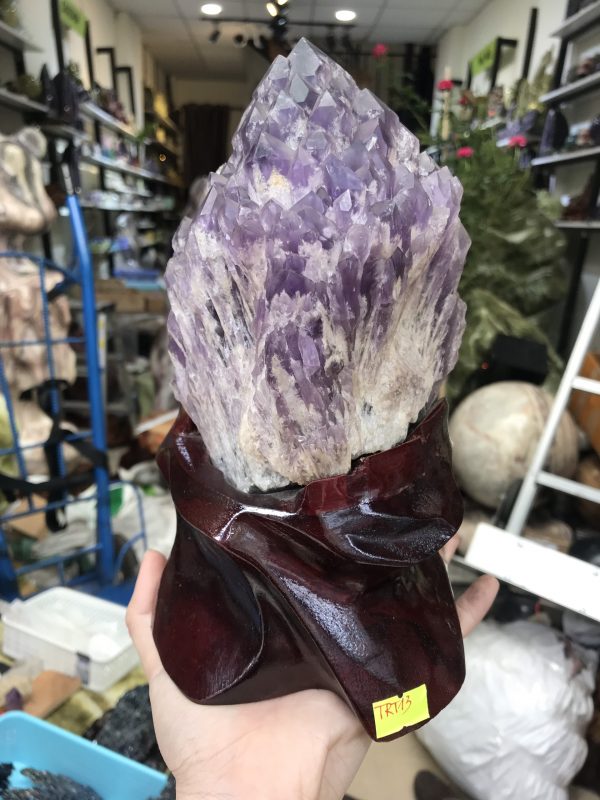 THẠCH ANH TÍM BIẾN THỂ THÁP – BAHIA AMETHYST BOUQUET (TRT13)