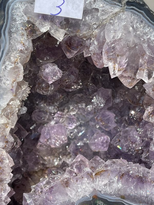 HỐC THẠCH ANH TÍM – AMETHYST GEODE – KT : 17 X 15CM, 3KG (T89)