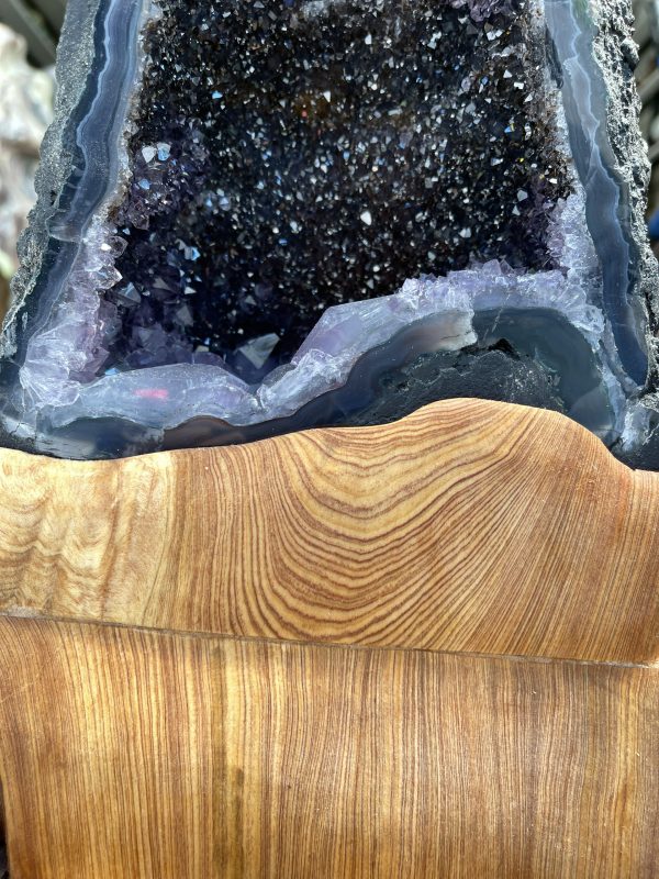 HỐC THẠCH ANH TÍM – AMETHYST GEODE – KT : 24 X 19CM, 4.8KG (T90)