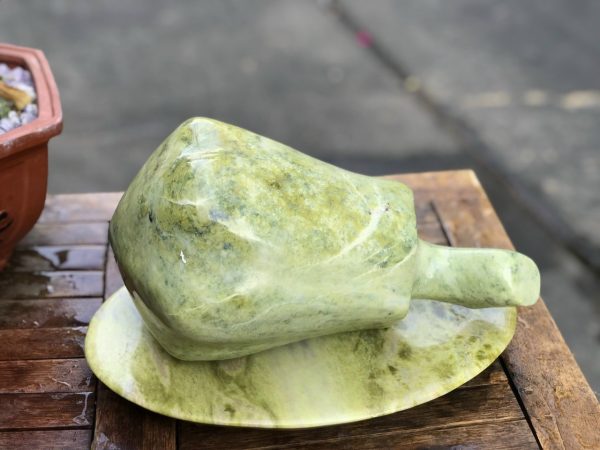 TRÁI ĐU ĐỦ ĐÁ NGỌC SERPENTINE, KL: 8KG