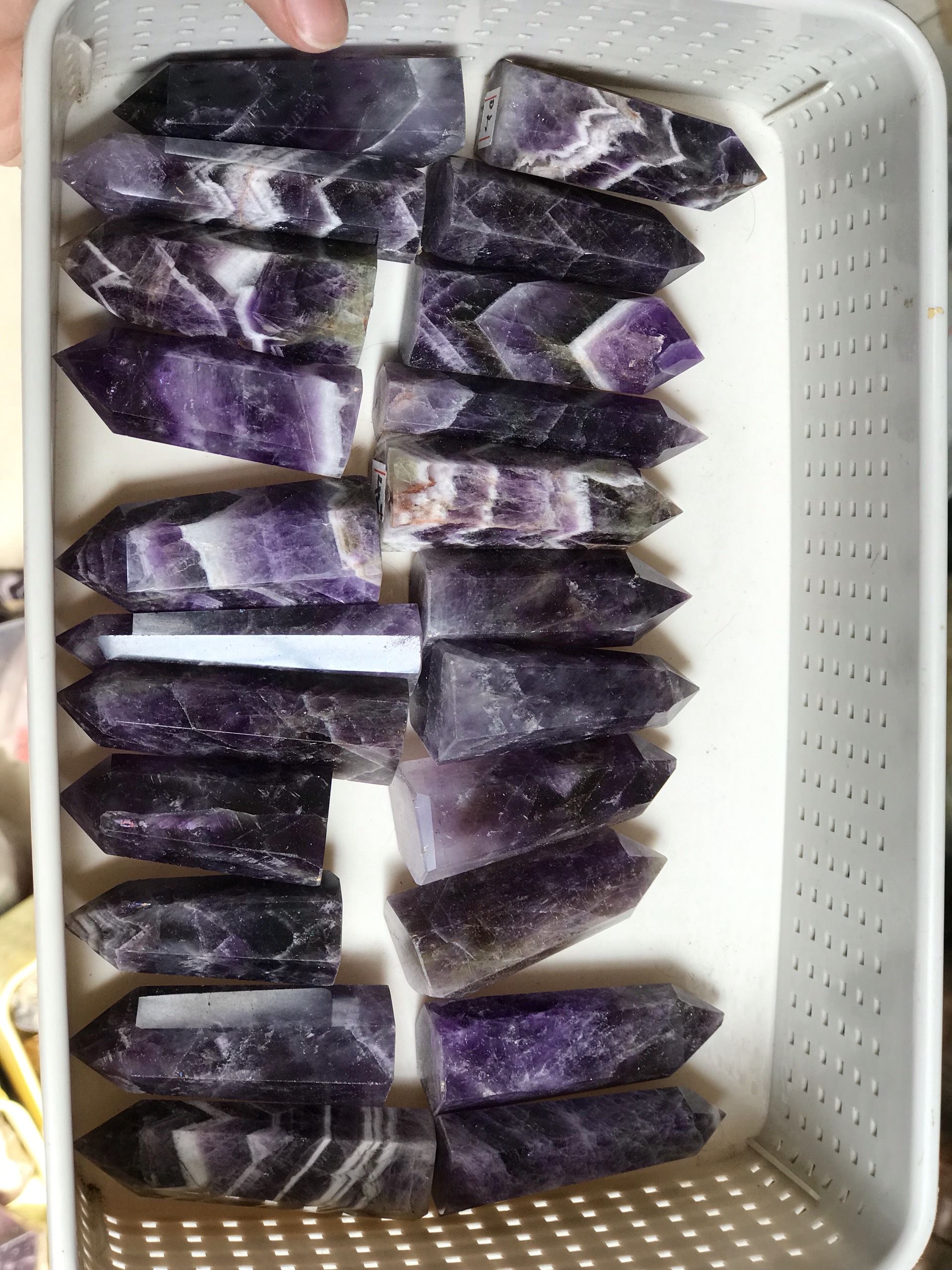 trụ Thạch Anh Tím - Amethyst Point