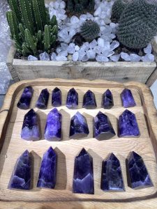 trụ Thạch Anh Tím - Amethyst Point